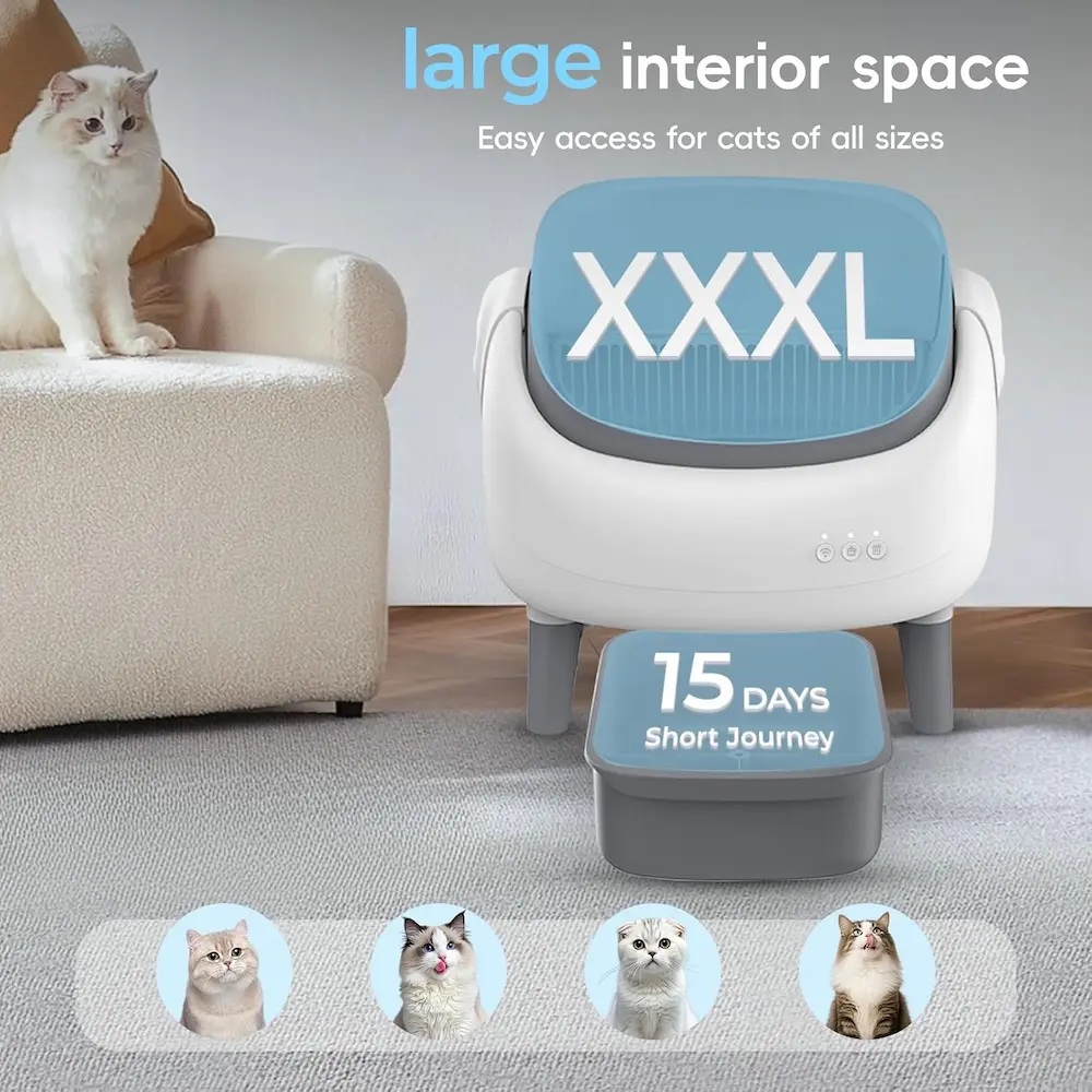 Zeacotio Litter Box Space